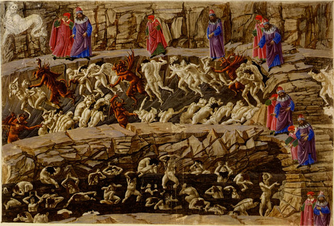 Botticelli, Panderers, Flatterers
