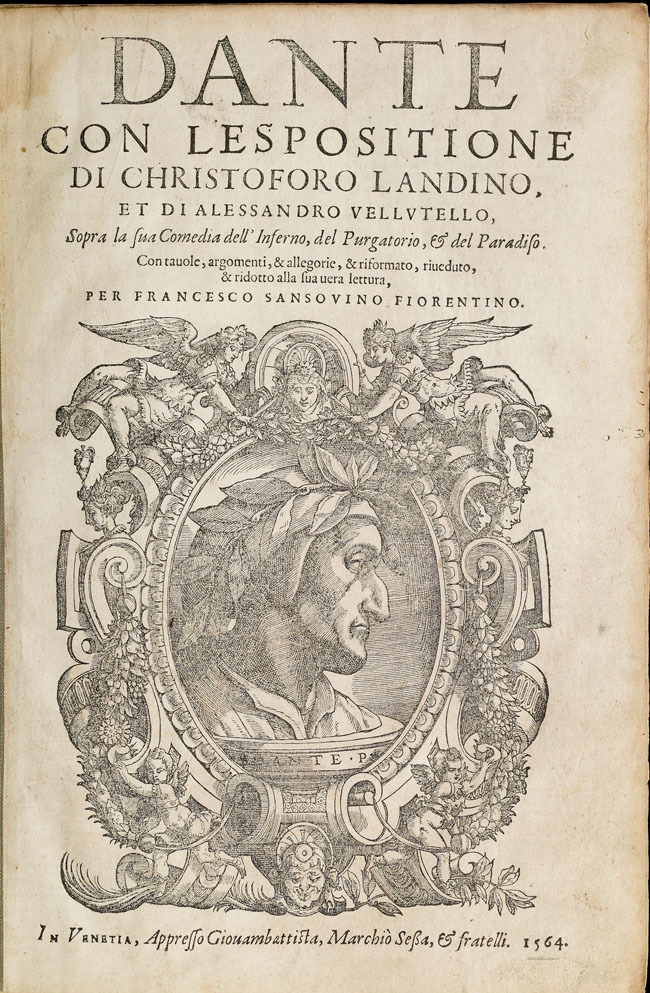 Vellutello, Title page