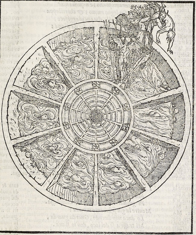 Vellutello, Malebranche