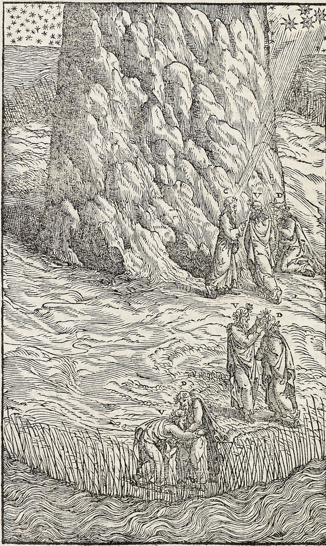Vellutello, Purgatory shore
