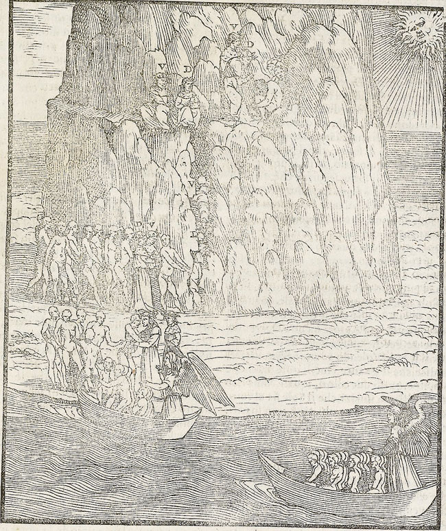 Vellutello, Arrival of saved