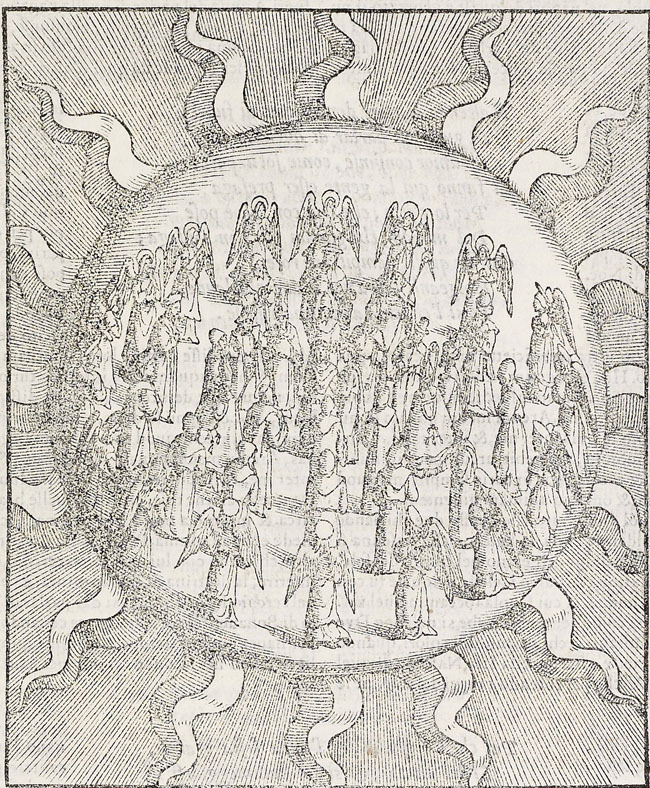 Vellutello, Ring of blessed souls