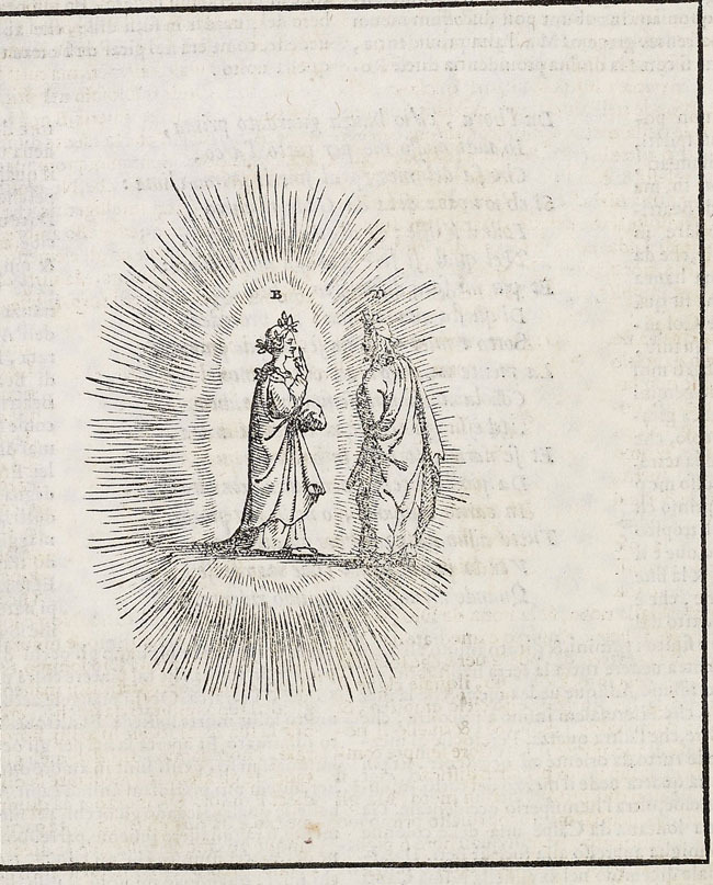 Vellutello, Beatrice on 9th sphere