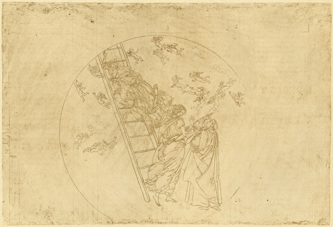 Botticelli, Jacob's ladder