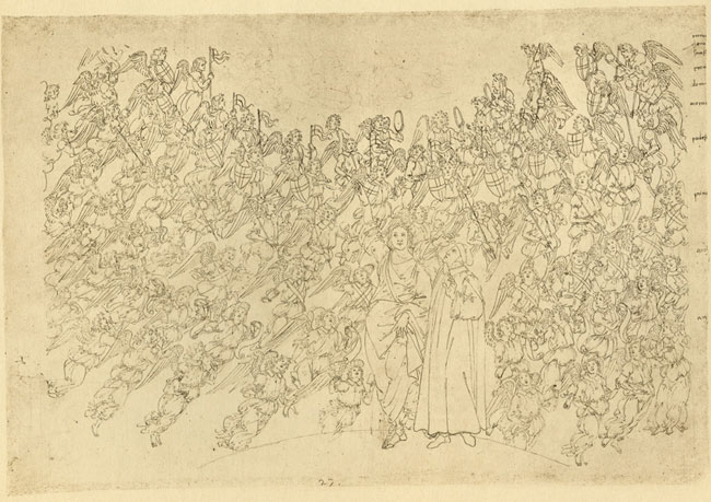 Botticelli, Angelic choirs